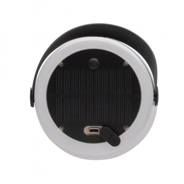 Logotrade promotional giveaway picture of: SolarGlow RCS recycled ABS USB-rechargeable outdoor light