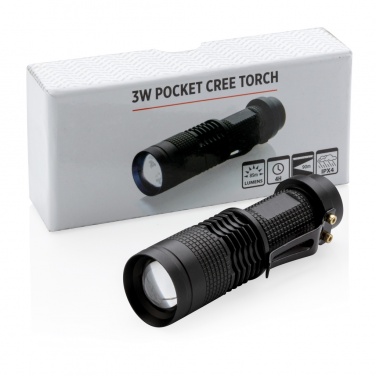 Logotrade promotional items photo of: 3W pocket CREE torch