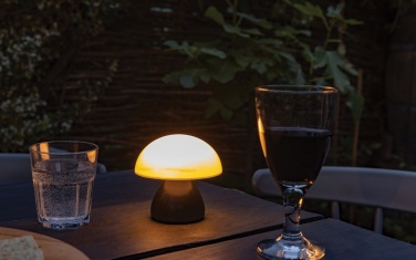 Logotrade promotional product picture of: Luming RCS recycled plastic USB re-chargeable table lamp