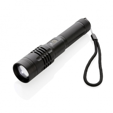 Logo trade promotional gifts image of: Gear X USB re-chargeable torch