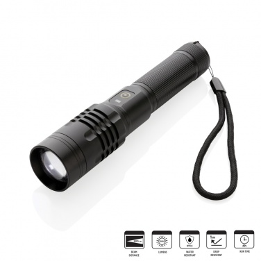 Logo trade promotional gifts image of: Gear X USB re-chargeable torch