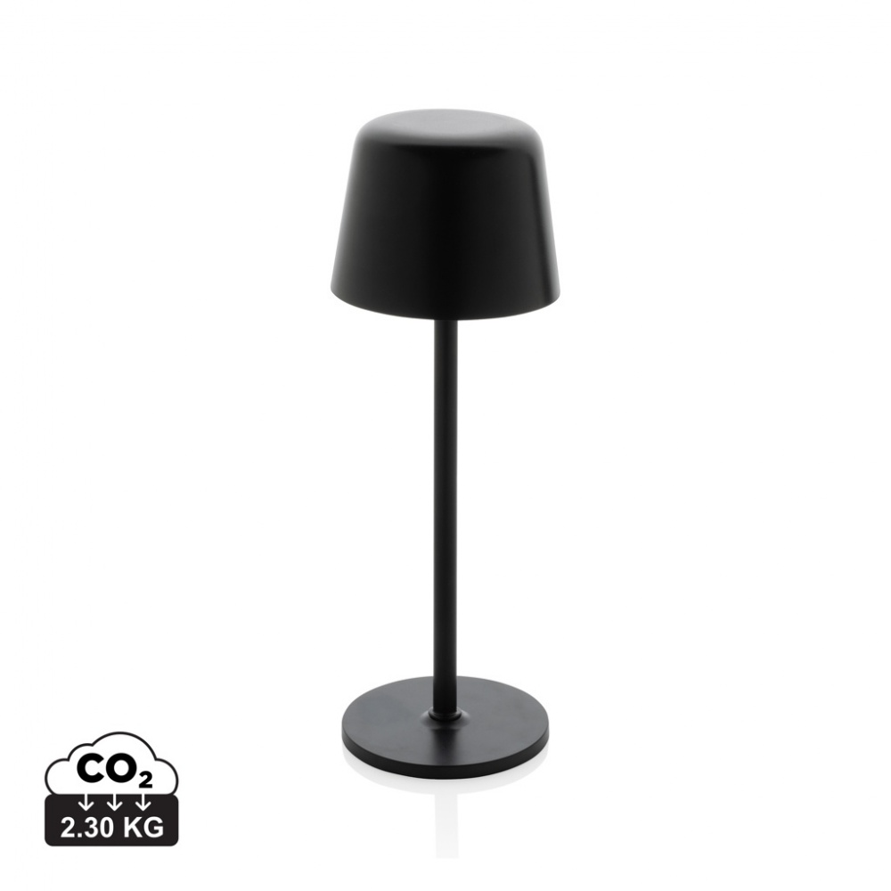Logotrade promotional product image of: Zenic RCS recycled plastic USB re-chargable table lamp