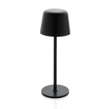 Logo trade promotional gifts picture of: Zenic RCS recycled plastic USB re-chargable table lamp