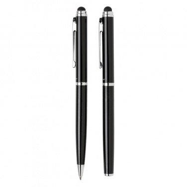 Logo trade promotional items image of: Swiss Peak deluxe pen set