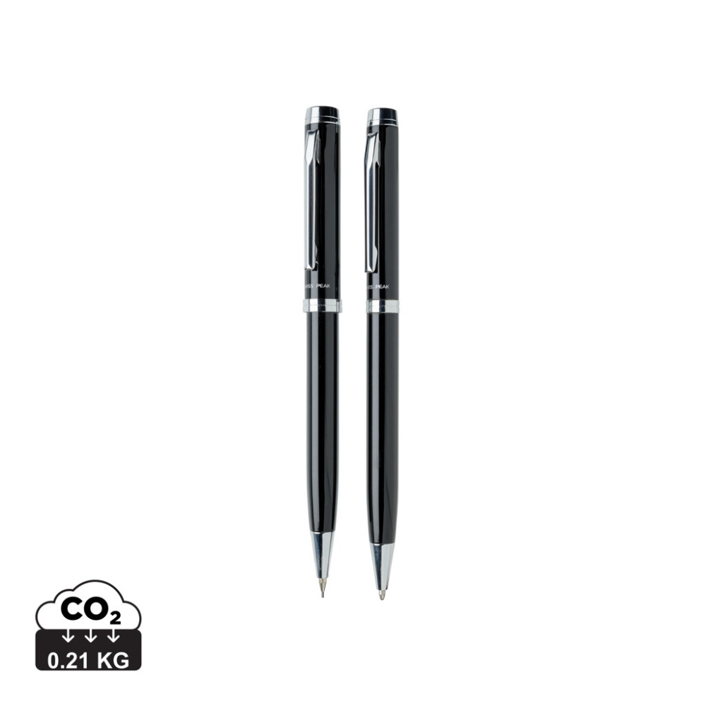 Luzern pen set, black, product image (1)