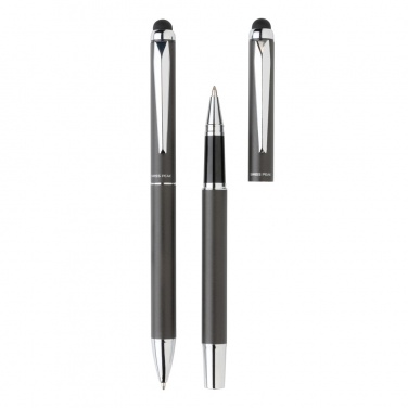 Logotrade promotional merchandise picture of: Swiss Peak deluxe pen set in PU pouch
