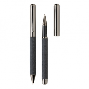 Logotrade promotional product picture of: Recycled leather pen set