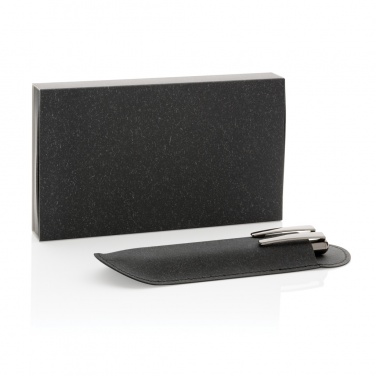 Logotrade promotional products photo of: Recycled leather pen set