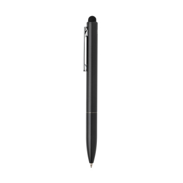 Logotrade promotional giveaway picture of: Kymi RCS certified recycled aluminium pen with stylus