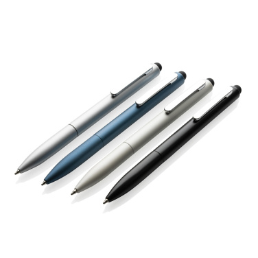 Logo trade advertising products picture of: Kymi RCS certified recycled aluminium pen with stylus
