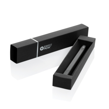 Logo trade promotional giveaways image of: Swiss Peak Storm RCS recycled aluminum dual tip pen