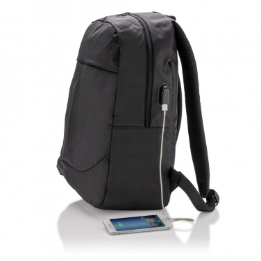 Logo trade promotional items image of: Power USB laptop backpack
