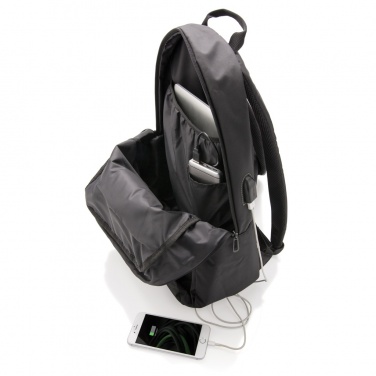 Logo trade promotional gift photo of: Power USB laptop backpack