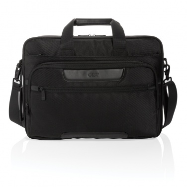 Logotrade corporate gift picture of: Swiss Peak RPET Voyager RFID 15.6" laptop bag