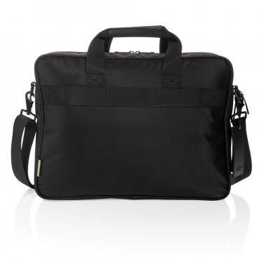 Logo trade advertising products picture of: Swiss Peak RPET Voyager RFID 15.6" laptop bag