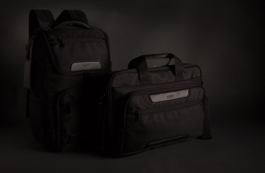 Logo trade corporate gift photo of: Swiss Peak RPET Voyager RFID 15.6" laptop bag