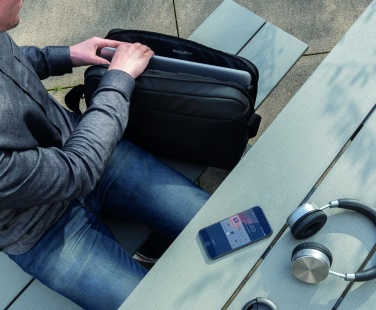 Logotrade promotional products photo of: Madrid RFID USB 15.6" laptop bag PVC free