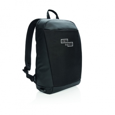 Logotrade promotional product picture of: Madrid anti-theft RFID USB laptop backpack PVC free