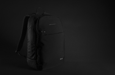 Logotrade promotional item image of: Swiss Peak laptop backpack with UV-C steriliser pocket