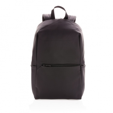 Logo trade promotional products image of: Smooth PU 15.6"laptop backpack