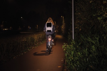 Logo trade promotional giveaways image of: AWARE™ RPET Reflective laptop backpack