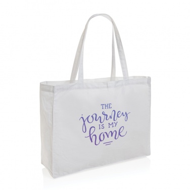 Logo trade promotional products image of: Impact AWARE™ Recycled cotton shopper 145g