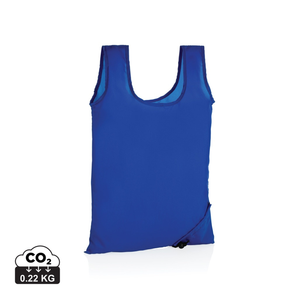 Impact AWARE™ RPET 190T foldable shopper, blue, product image