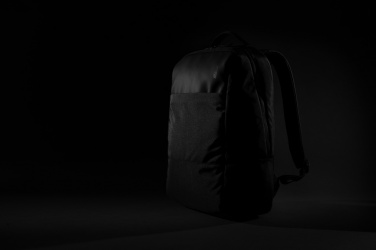 Logo trade promotional item photo of: Swiss Peak AWARE™ RPET 15.6 inch day pack