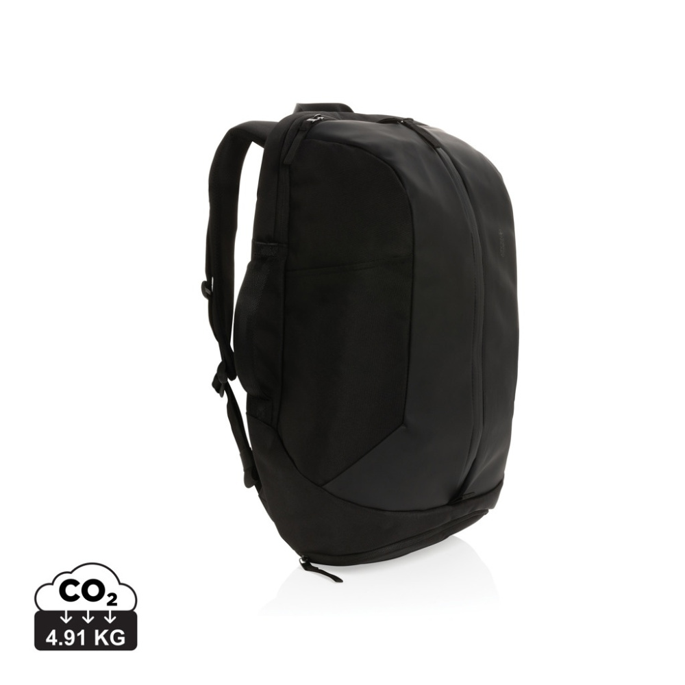 Swiss Peak AWARE™ RPET 15.6 inch work/gym backpack, black, product image