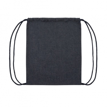 Logotrade corporate gifts photo of: Impact AWARE™ recycled denim drawstring backpack