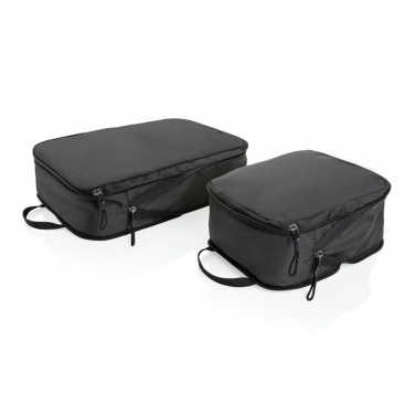 Logotrade promotional giveaway image of: Swiss Peak Ridge AWARE™ RPET compression travel cubes 2pc