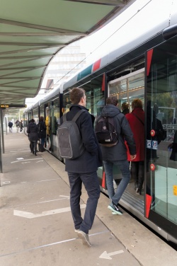 Logotrade promotional gift picture of: Swiss Peak AWARE™ anti-theft 15.6" laptop backpack