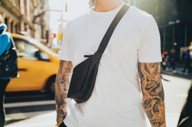 Logotrade promotional gifts photo of: Crescent AWARE™ RPET half moon sling bag