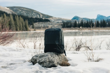 Logo trade advertising products image of: Armond AWARE™ RPET 15.6 inch deluxe laptop backpack