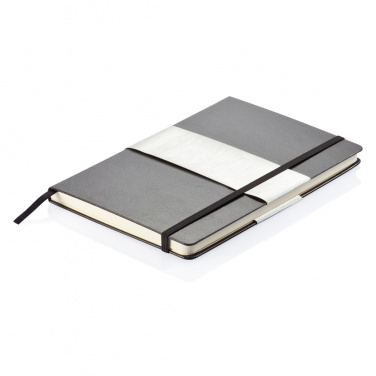 Logo trade corporate gift photo of: Deluxe hardcover A5 notebook