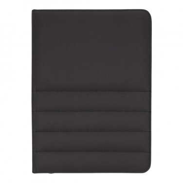 Logo trade business gift photo of: Impact AWARE™ RPET A4 portfolio with zipper
