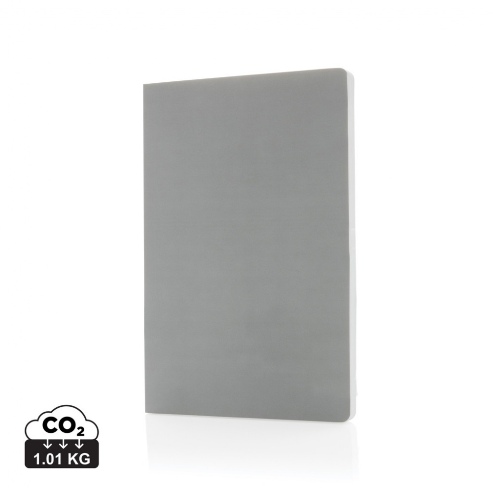Logo trade promotional products image of: Impact softcover stone paper notebook A5