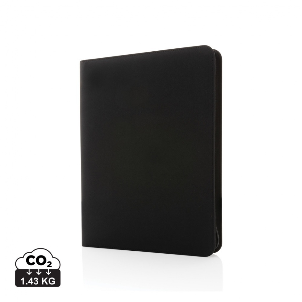 Logo trade promotional giveaway photo of: Impact Aware™ deluxe 300D tech portfolio with zipper