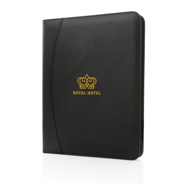 Logo trade corporate gifts image of: RCS rPU deluxe tech portfolio with zipper
