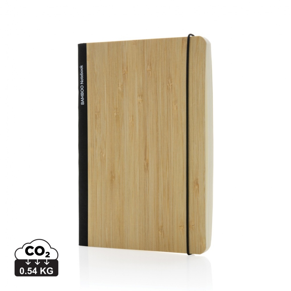 Logotrade promotional item picture of: Scribe bamboo A5 Notebook