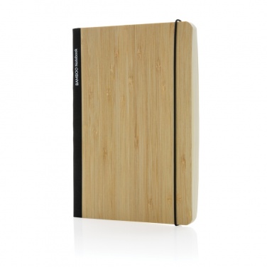Logo trade promotional products image of: Scribe bamboo A5 Notebook