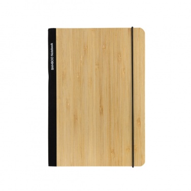 Logo trade corporate gifts image of: Scribe bamboo A5 Notebook