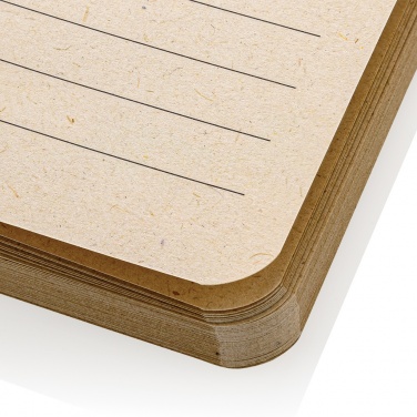 Logo trade promotional giveaways image of: Stylo Sugarcane paper A5 Notebook