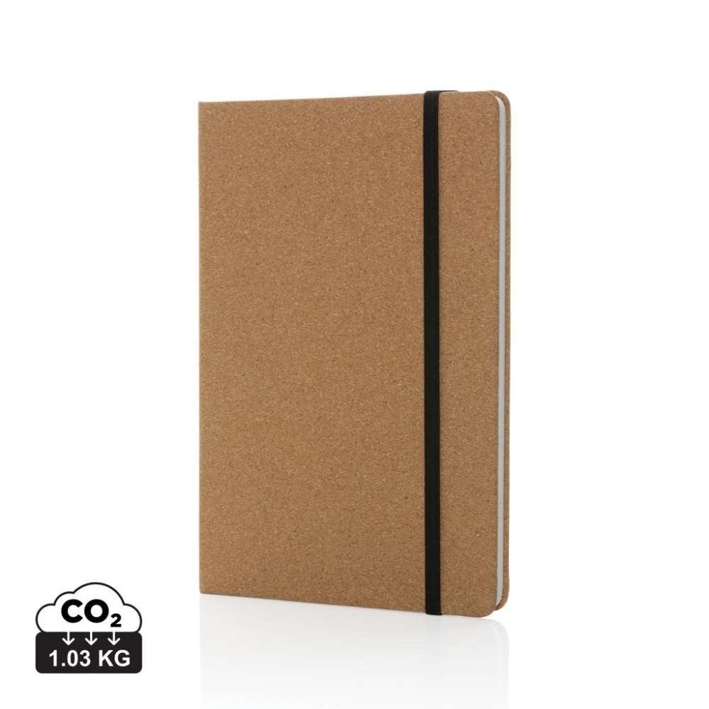 Logotrade promotional giveaways photo of: Stoneleaf A5 cork and stonepaper notebook