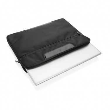 Logo trade business gift photo of: Swiss Peak AWARE™ RPET Voyager 15.6" laptop sleeve