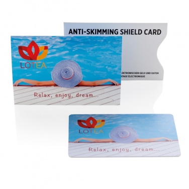 Logotrade promotional product picture of: Anti-skimming RFID shield card with active jamming chip