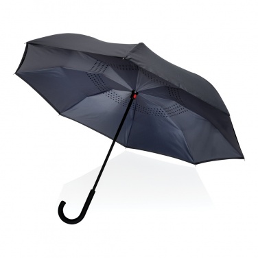 Logo trade promotional product photo of: 23" Impact AWARE™ RPET 190T reversible umbrella