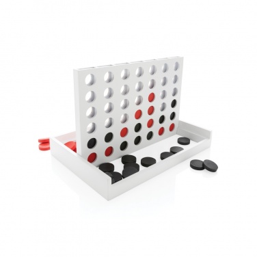 Logo trade advertising products image of: Connect four wooden game