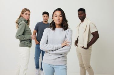 Logo trade advertising products image of: Iqoniq Manuel recycled cotton t-shirt undyed