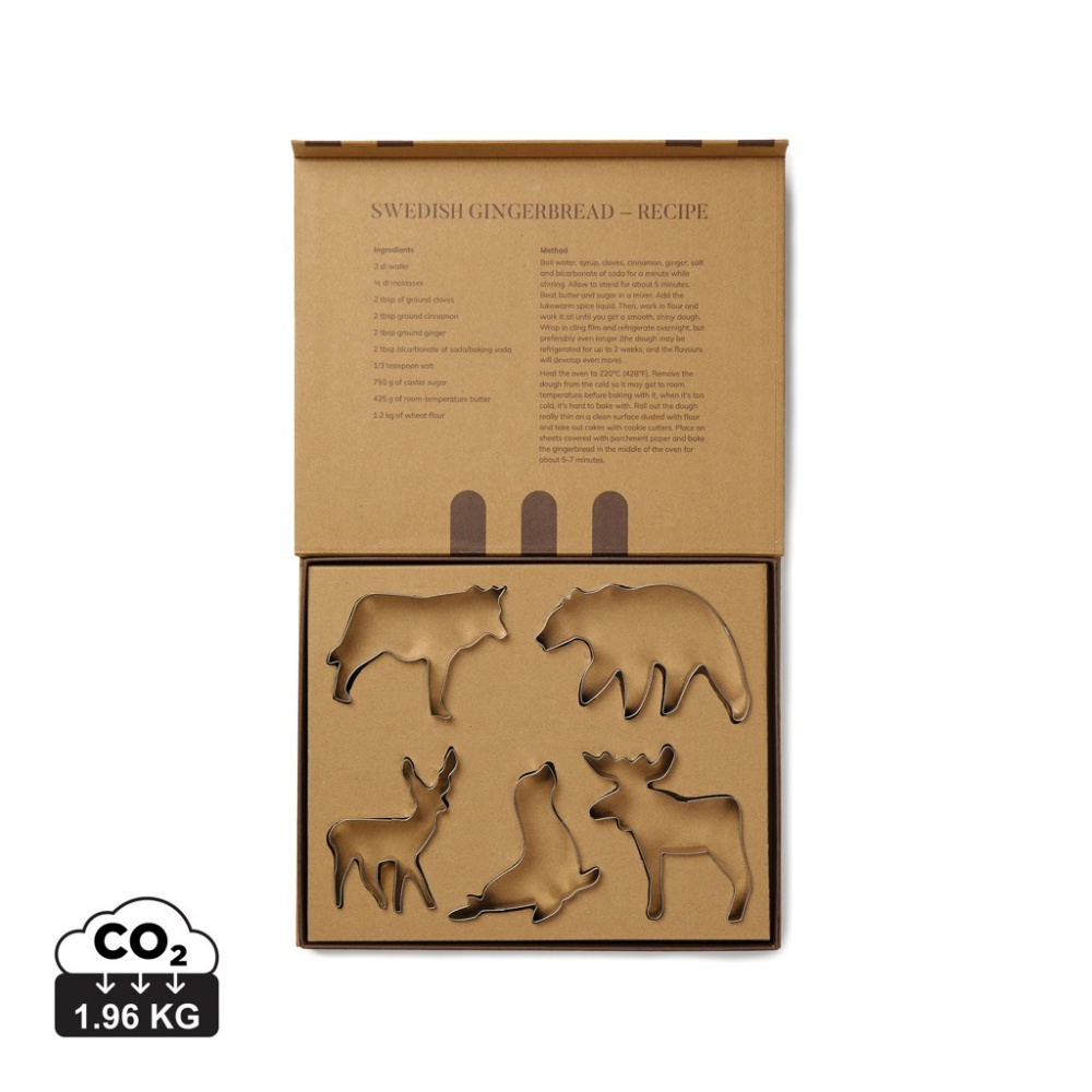 Logotrade business gifts photo of: VINGA Nordic big 5 cookie cutter 5-piece set